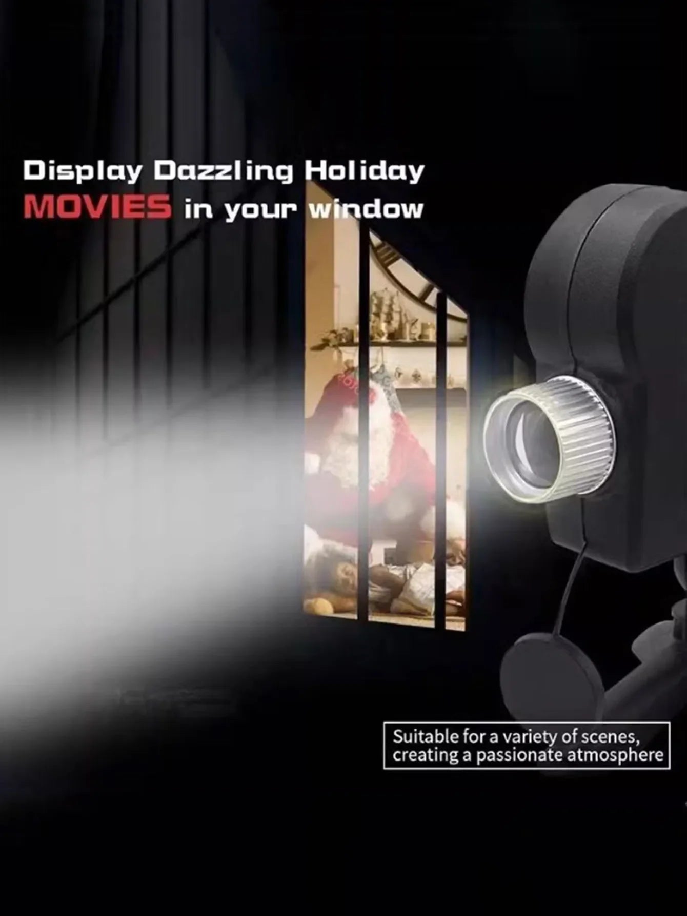 Halloween & Christmas Holographic Projector