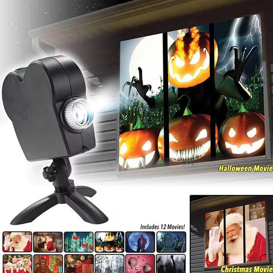 Halloween & Christmas Holographic Projector