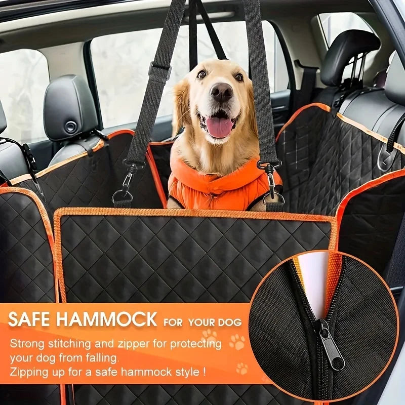 Ultimate Dog Hammock Car Seat Cover: Waterproof, Scratch-Resistant Protection for a Fresh and Clean Ride