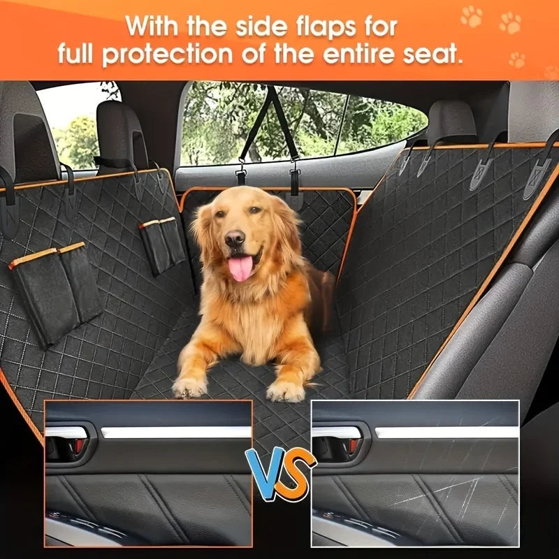 Ultimate Dog Hammock Car Seat Cover: Waterproof, Scratch-Resistant Protection for a Fresh and Clean Ride